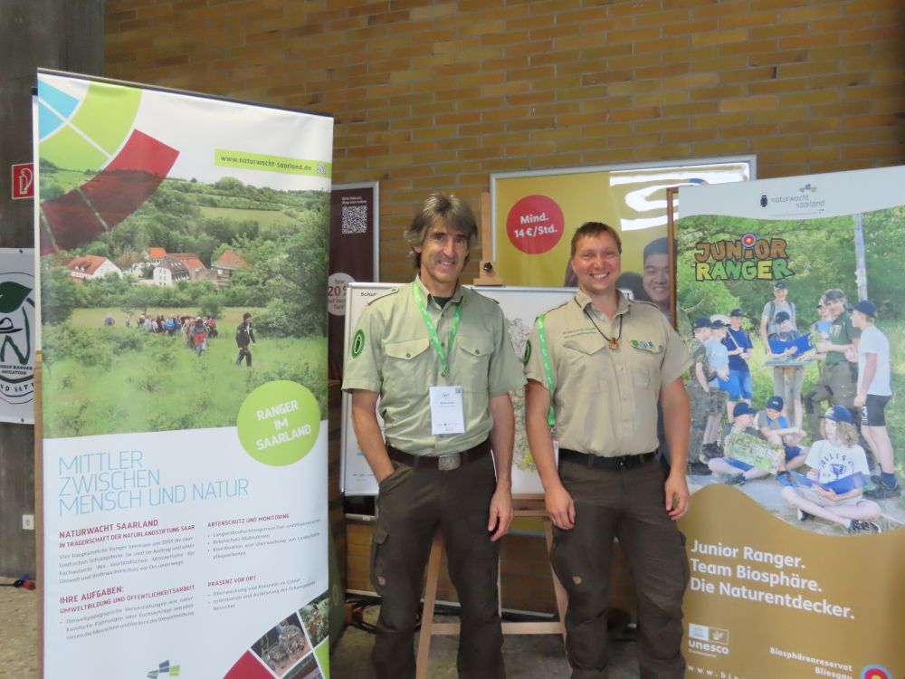 Michael Keßler und Patric Heintz (Hauptamtliche Ranger)